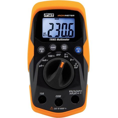 Multimetro TRMS con torcia a LED integrata, Ironmeter