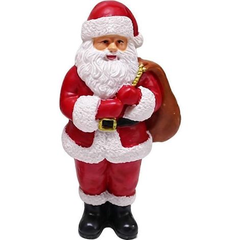 Santa Claus Figurine 8.2 Cm Resin Christmas Micro Landscape Compact Stable (1/5)