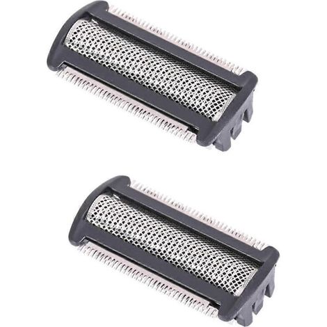 2 têtes de rechange pour rasoirs électriques Philips BG2000, compatibles avec les modèles BG2024, BG2025, BG2026, TT2021 et TT, noires