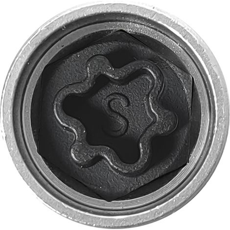 Lifcausal – Clé à douille antivol 17 mm pour écrou de roue de verrouillage – Profil d'empreinte spécifique – Compatible Audi A6 A3 A4 A5 TT