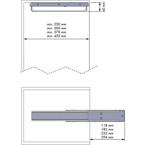 Porte-cintres coulissant - acier chromé et pvc gris argent - 15 kg - Longueur : 240 mm - MENAGE&CONFORT