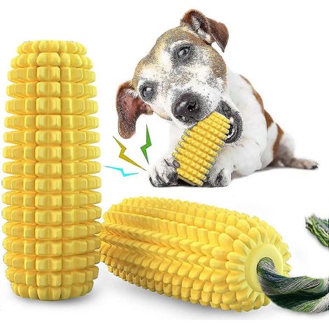 Jouets à mâcher pour chiens, brosse à dents pour chiots, jouets interactifs en forme de maïs (1/5)