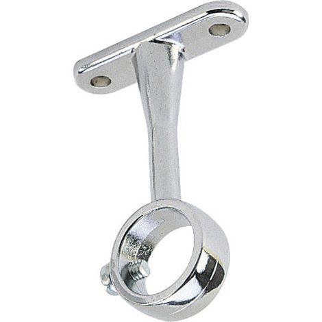 Soporte Central Redondo Para Tubo Ø16mm Cromado