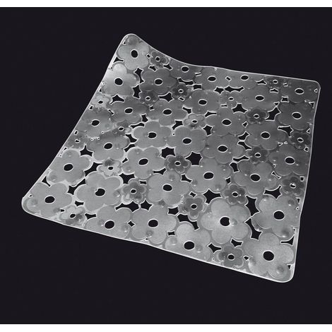 6 x TAPPETO DOCCIA MARGHERITA 52X52 CM CRYSTAL
