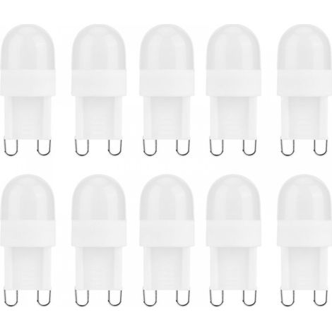 Ampoule Led, 10pcs 1.5w g9 Ampoules Led Petite Ampoule De Base à Deux Broches Pour Lustre Éclairage Intérieur 230v(Lumière Chaude) (1/5)