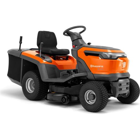 Husqvarna TC 114 - Trattorino tagliaerba a benzina 95 cm, cesto raccolta, 452 cm³, potenza 9 kW