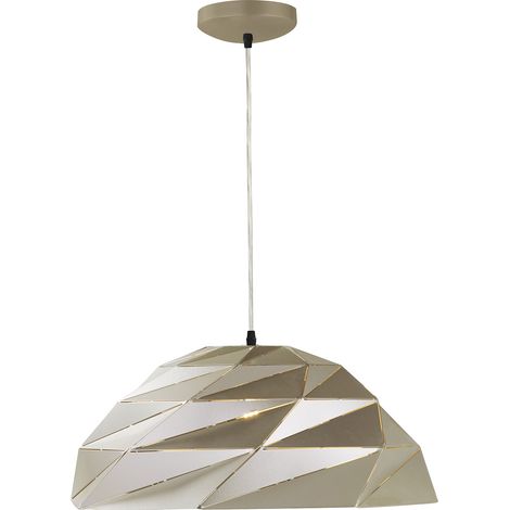Searchlight Origami - 1 Lampadario a cupola in oro metallizzato, E27