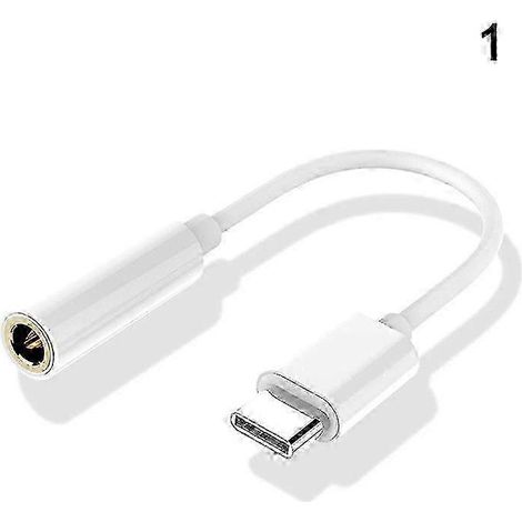 Adaptateur jack pour casque audio 2025, compatible avec les téléphones Xiaomi (câble adaptateur 3,5 mm). (1/4)