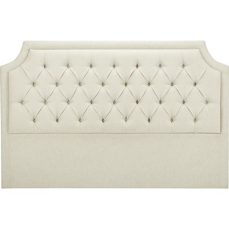 Testata trapuntata 170 cm Tessuto Beige  - JOHENE