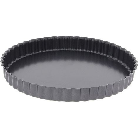 DE BUYER - MOULE TARTE 28 CM ACIER REVETU ANTIADHERENT