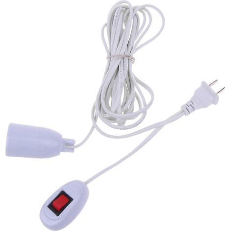 Câble Luminaire Suspendu E27 avec Interrupteur - Kit pour Lustres DIY - Longueur 4m (1/4)
