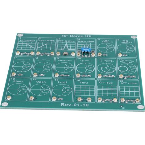 HF-Demo-Kit-Testermodul, tragbarer Vektornetzwerkanalysator, Testfilter-Dämpfungsgliedplatine (1/5)