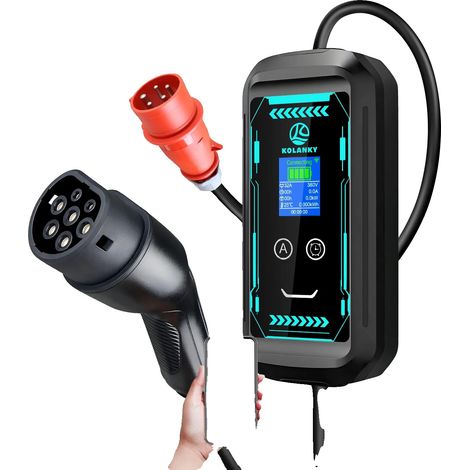 EV-Ladegerät, 11KW Leistungsabgabe, Smarte App-Steuerung, Typ2 11KW 5M (1/2)