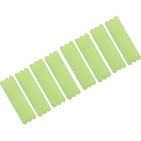 Ruban antidérapant phosphorescent pour marches, piscine et douche - 24 bandes adhésives vertes lumineuses (1/5)
