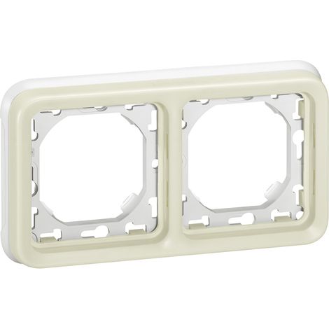 LEGRAND 069694 PLEXO  Marco 2 elementos para empotrar blanco