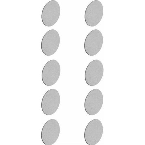 Lot de 10 cache vis autocollant adhésif en plastique 14mm – Pour dissimuler trous sur meubles – Épaisseur 0,5mm pour finition esthétique (1/2)
