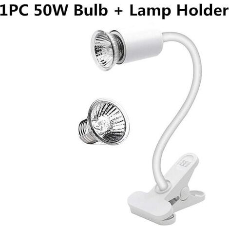 Lampe Chauffante Reptile Lampe Chauffante Terrarium Tortue Lampe Chauffante Ampoule Reptile Lampe Chauffante Lampe de Chauffage Bulb Lamp Holder (1/5)