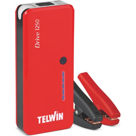 Telwin AVVIATORE MULTIFUNZIONE DRIVE 1250 12 V - 9.000 mAh