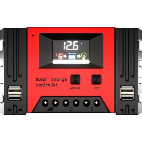 Controller Regolatore 40A Di Carica Batteria del pannello solare 12V/24V PWM (1/5)