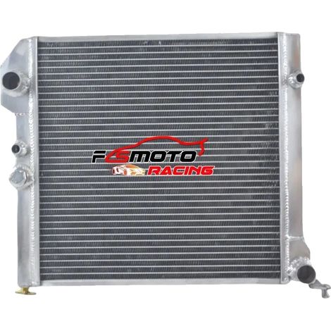 Radiador de aluminio, compatible con Volvo 440/460/480, número de pieza OEM 65518, alta eficiencia de refrigeración, diseñado para motores de 1.6L a 2.0L. (1/4)