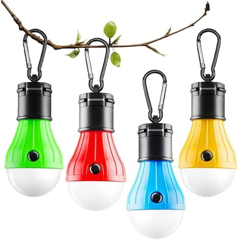Lanterne de camping, lampe de camping LED à piles, lampe de secours étanche (1/5)