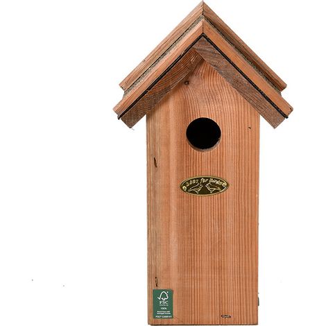 Nichoir Mésange Bleue Toit bitume 27 cm (1/5)