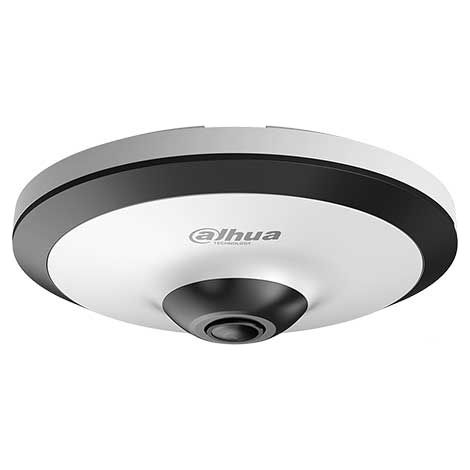 Dahua – HACEW2501 – Caméra dôme fisheye HDCVI 5MP – Alimentation 12V – Portée IR 10m – Luminosité minimale 0,005 Lux (1/4)