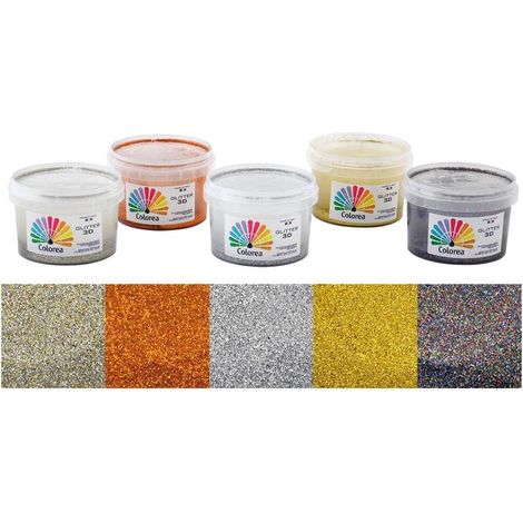 GLITTER PER DECORAZIONI ml.250 - color argento
