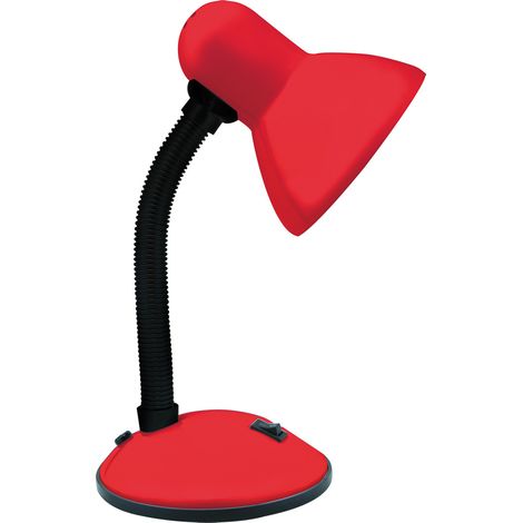 Lampada da scrivania 40W rossa tola E27 Ideus 02850 (1/2)