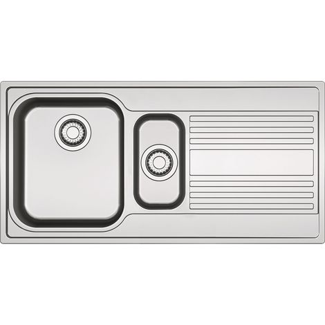 Franke RPX 651. Tipo di lavello: Lavello ad incasso, Forma del lavandino: Rettangolare, Materiale del lavandino: Acciaio inox. Larghezza: 1000 mm, Profondità: 500 mm, Larghezza del c... - 101.0358.073 (1/2)