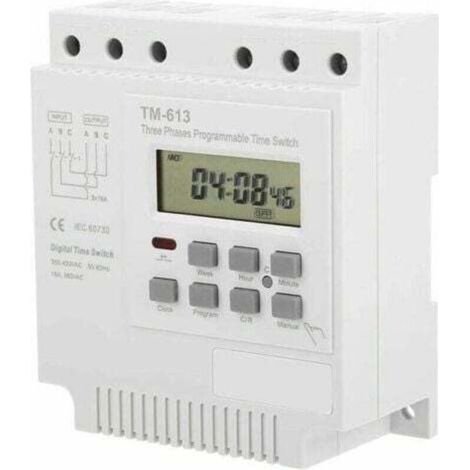Programmierbarer Timer – 380-V-Timer TM-613 Zeitschalter für 3-Phasen-Motor (1/5)