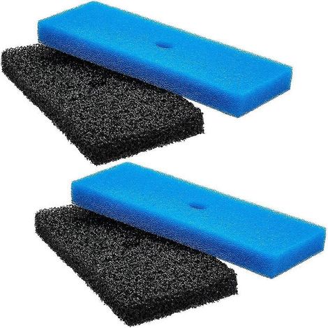 Deux ensembles de coton de remplacement pour filtre de bassin, kit de coton de filtration grossier et fin, compatible avec les modèles 52231 et 5222. (1/5)