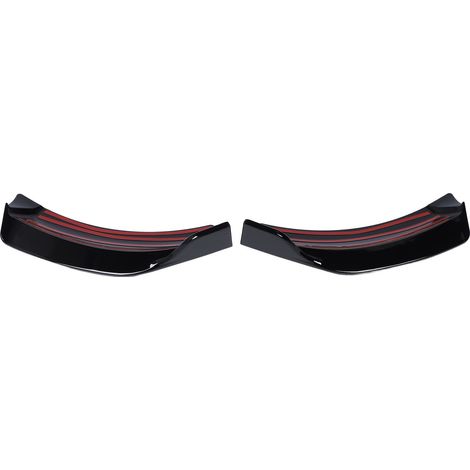 Becquet latéral de pare-chocs avant, garniture d'angle, séparateur de canards, diffuseur, becquet de remplacement pour Benz Classe V W447 V260 AMG-Line, noir brillant (1/5)