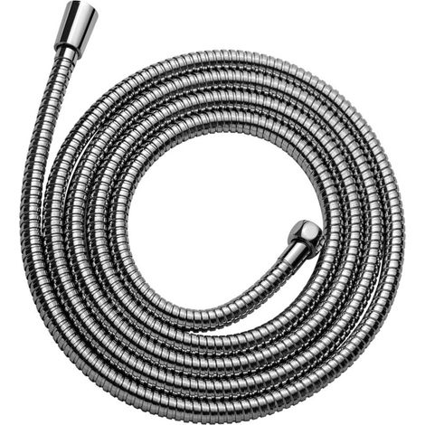 Flexible de douche inoxydable renforcé 1,5 m grand embout cuivre salle de bain (1/5)