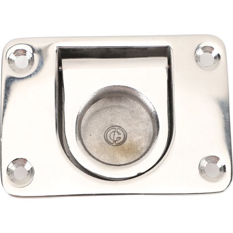 Ortviai Poignée encastrée pour trappe marine en acier inoxydable 316, 79 x 59 mm, résistante à la corrosion (1/5)
