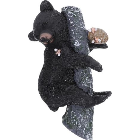 Baumharzbär Gartendekor Skulptur Wetterfeste Kunstharz
