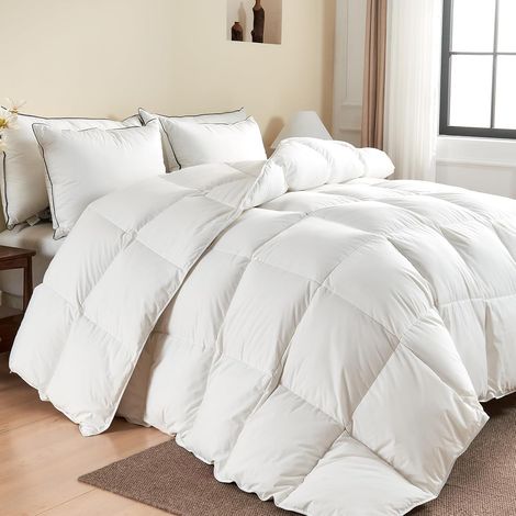 Couette en Duvet d'oie 240 x 260 cm 90% Duvet D Oie et 10% Plume (1/5)