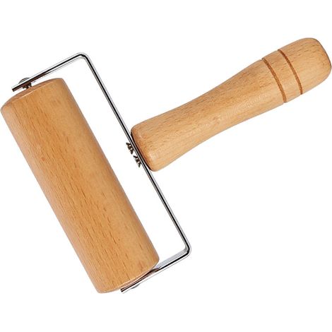 Rouleau à pâtisserie et à pizza, ustensile de cuisine en bois (1/5)