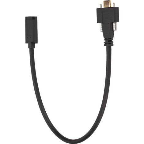 Câble de données Type C mâle vers femelle 10 Gbps, 4K 60Hz, 16 cœurs, rallonge USB C 0,3 m (0,98 ft) (1/5)