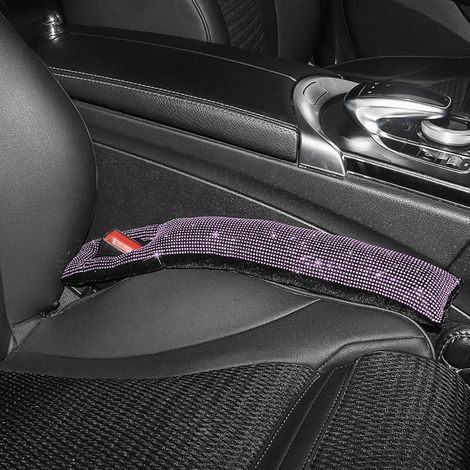 (Rose) Bande de remplissage anti-fuite pour joint de siège auto en forme de diamant, accessoire intérieur de voiture (1/5)