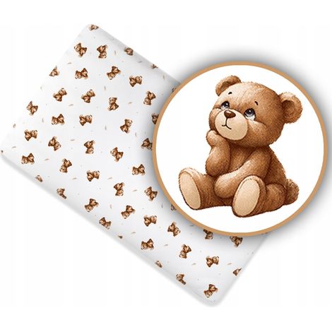 Drap en coton POUR berceau, motifs 120x60 (1/5)
