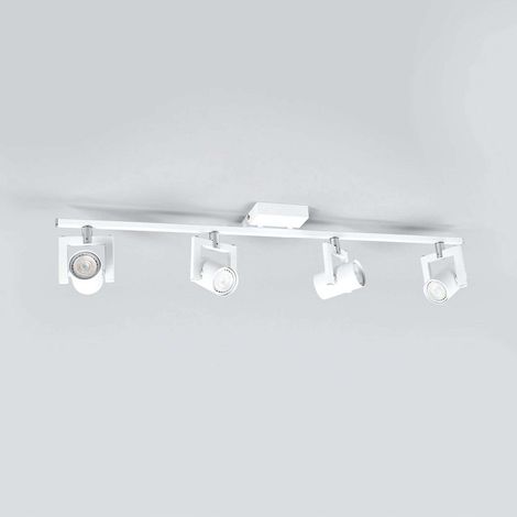 [NEUWERTIG] B-Ware Lampenwelt Weiße Led Deckenlampe Sulamita 4 Fl. Deckenlampe Deckenstrahler A+