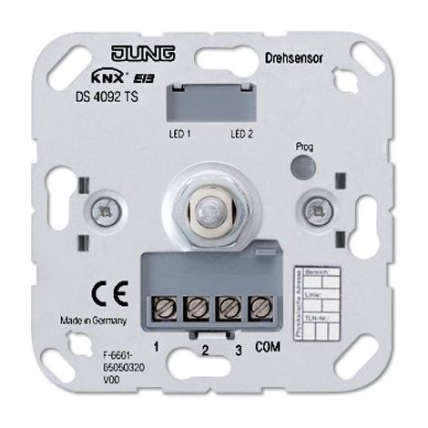 Sensore rotativo Jung ds 4092 ts KNX incasso regolazione temperatura