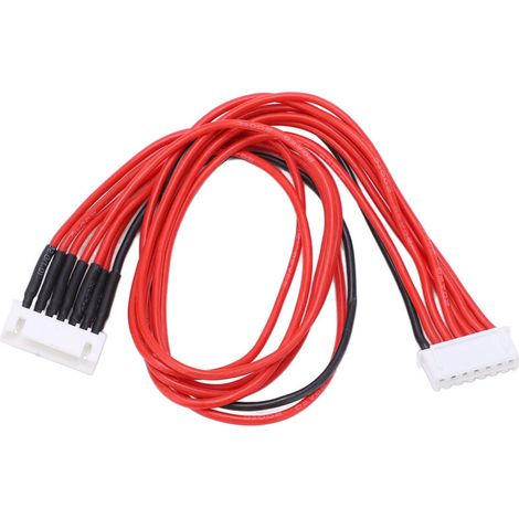 Câble d'extension de batterie 6S en silicone robuste avec connecteur d'équilibrage pour voiture RC, bateau, drone (1/5)