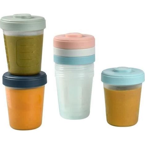 BEABA, Set 2° Età 6 porzioni con clip di conservazione - 6x250ml (1/5)