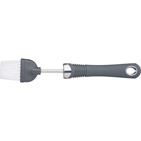 KitchenCraft Pinceau à pâtisserie Acier inoxydable et nylon avec manche ergonomique, 21 x 8,5 cm