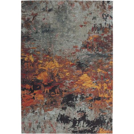 Tapis Vintage à Poils Courts "Blaze" Multicolore 115 x 170 cm (1/4)
