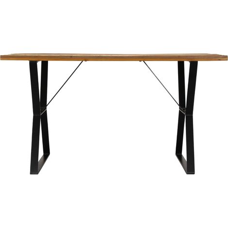 Maison Exclusive - Esstisch 140x80x76 cm Altholz Massiv