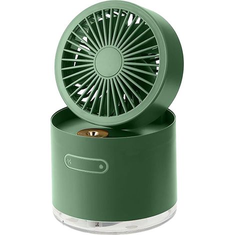 Tragbarer Mini-Ventilator, USB-Mini-Kühlventilator-Luftbefeuchter, faltbare Aufbewahrung, Nebelkühlung, einstellbare Windrichtung
