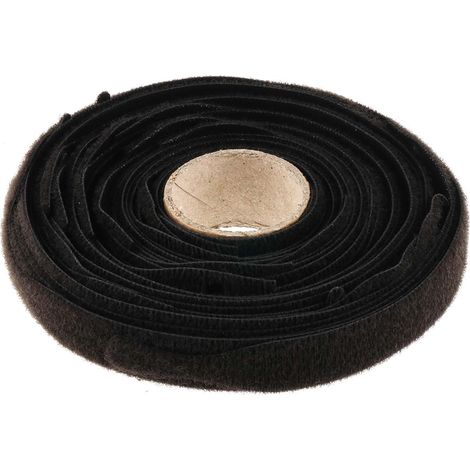 Serre-fils velcro RS PRO Noir, 305mm 12 mm Serre-fils ( Prix pour Sachet de 25 ) (1/5)